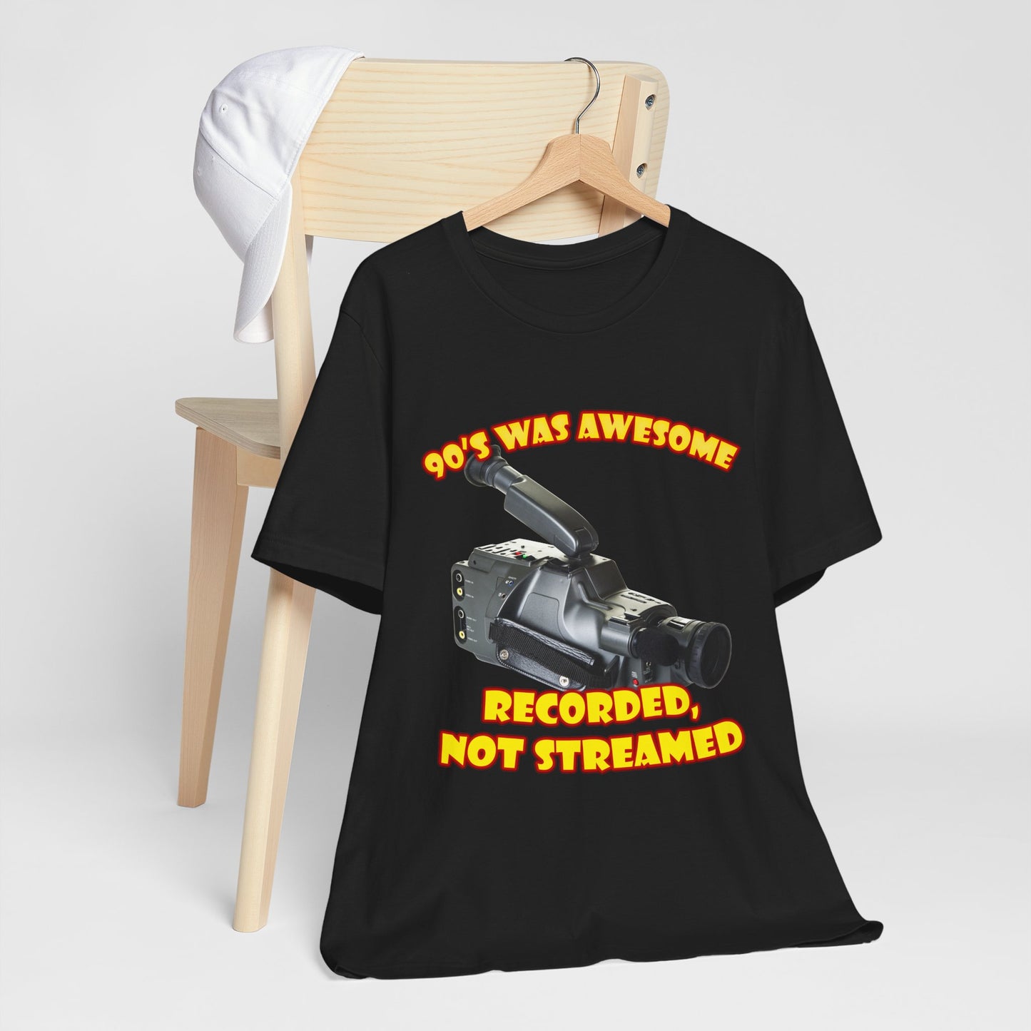 Aufgenommenes, nicht gestreamtes T-Shirt – 90er-Jahre-Camcorder-T-Shirt