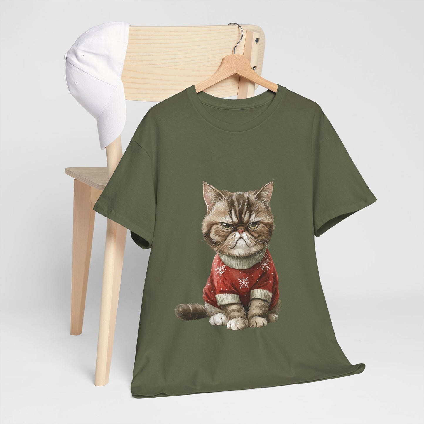 Grumpy Christmas Cat T-Shirt