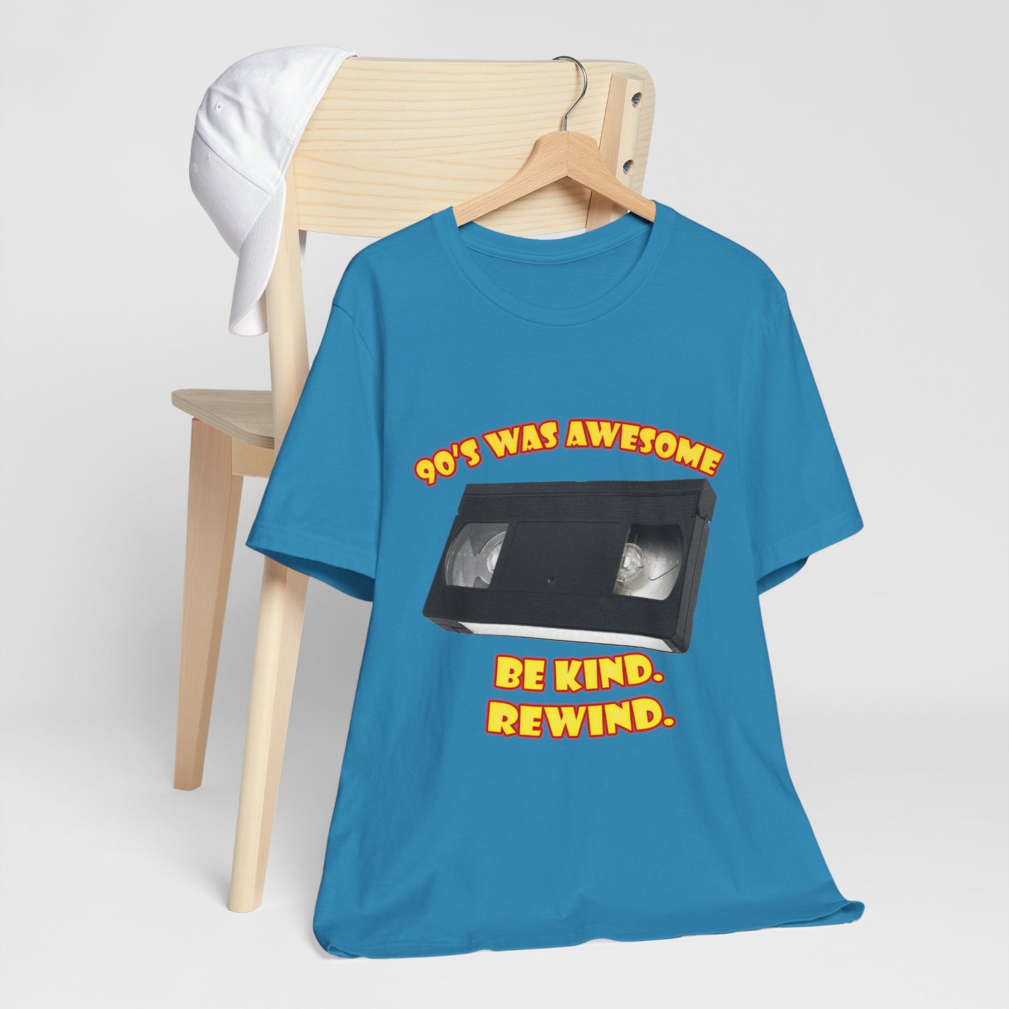 Be Kind Rewind T-Shirt - Retro VHS 90s Tee