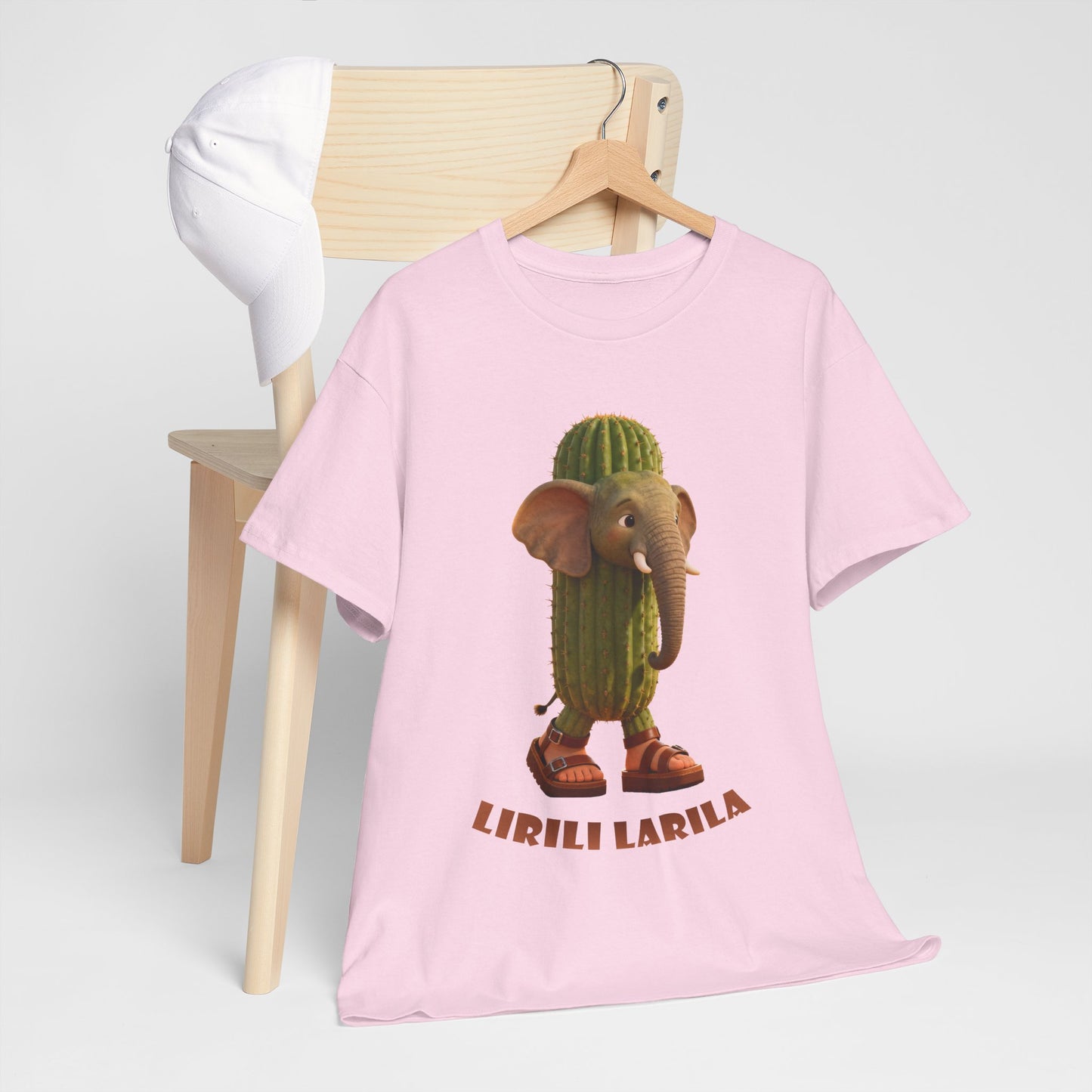 Lirili Larila Shirt – Funny Elephant Cactus Hybrid Tee