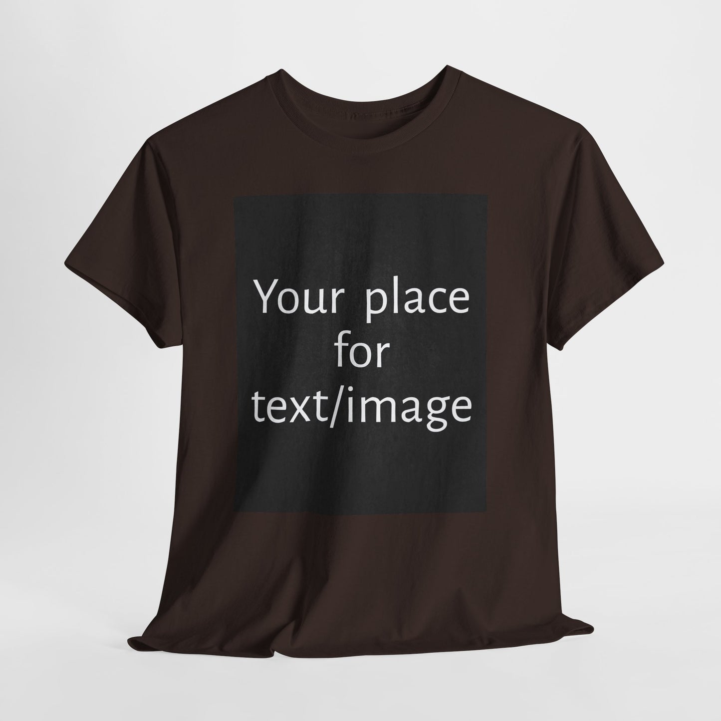 Machen Sie es zu Ihrem – Individuelles T-Shirt mit Vorder- und Rückseite | Personalisiertes T-Shirt für Fotos, Text oder Logos – Ihre Kunst, Ihr T-Shirt