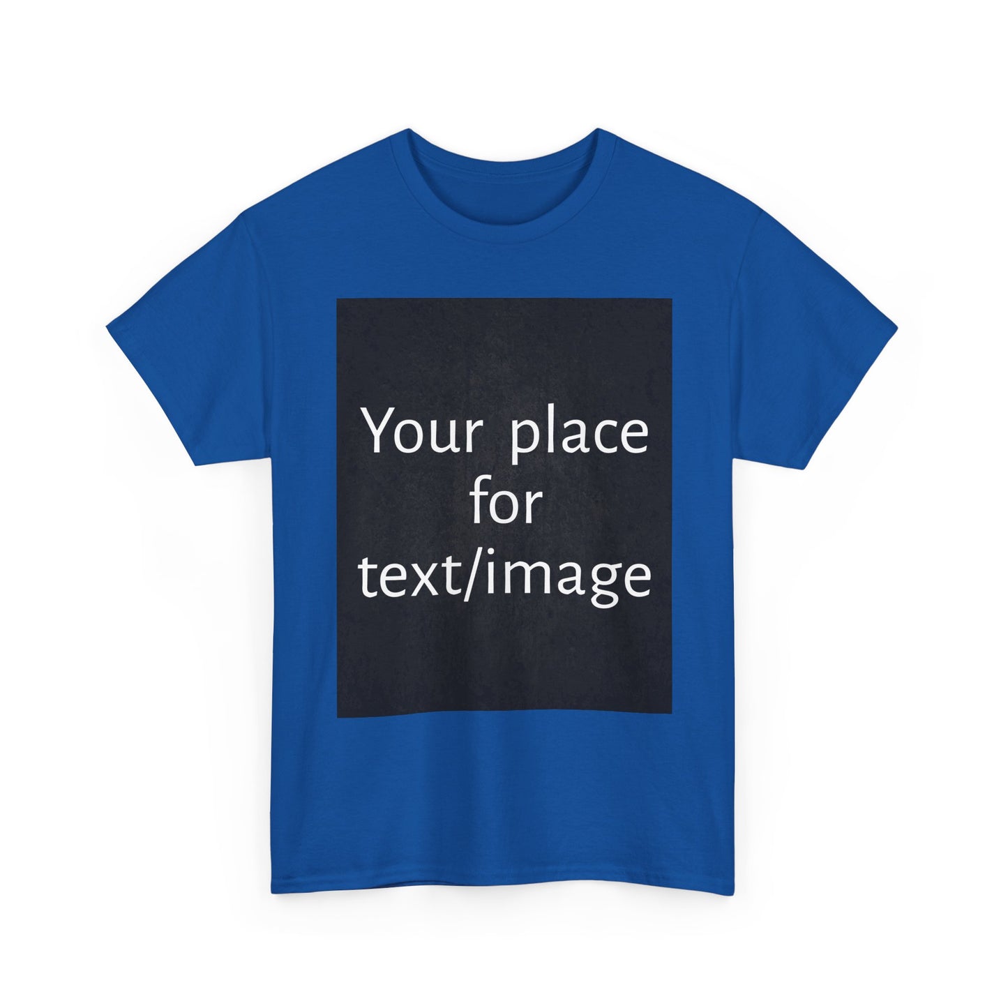 Machen Sie es zu Ihrem – Individuelles T-Shirt mit Vorder- und Rückseite | Personalisiertes T-Shirt für Fotos, Text oder Logos – Ihre Kunst, Ihr T-Shirt