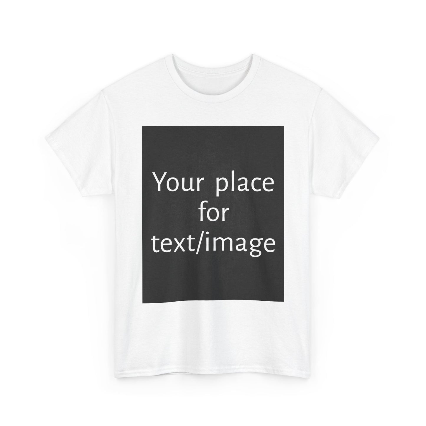 Machen Sie es zu Ihrem – Individuelles T-Shirt mit Vorder- und Rückseite | Personalisiertes T-Shirt für Fotos, Text oder Logos – Ihre Kunst, Ihr T-Shirt