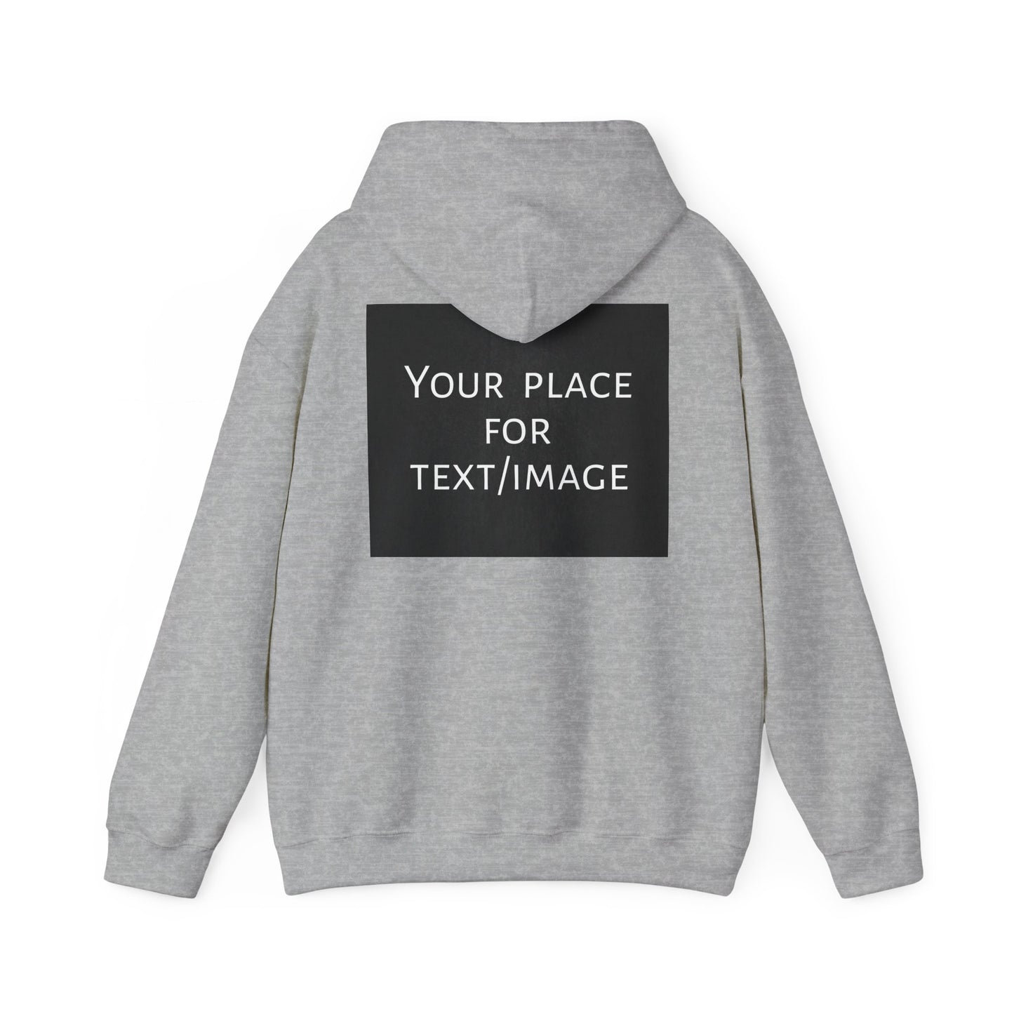 Bluza z kapturem z nadrukiem z przodu i/lub z tyłu – spersonalizowana bluza z tekstem lub obrazem, wyjątkowy prezent, spersonalizowana bluza unisex z kapturem na imprezy, logo i nie tylko