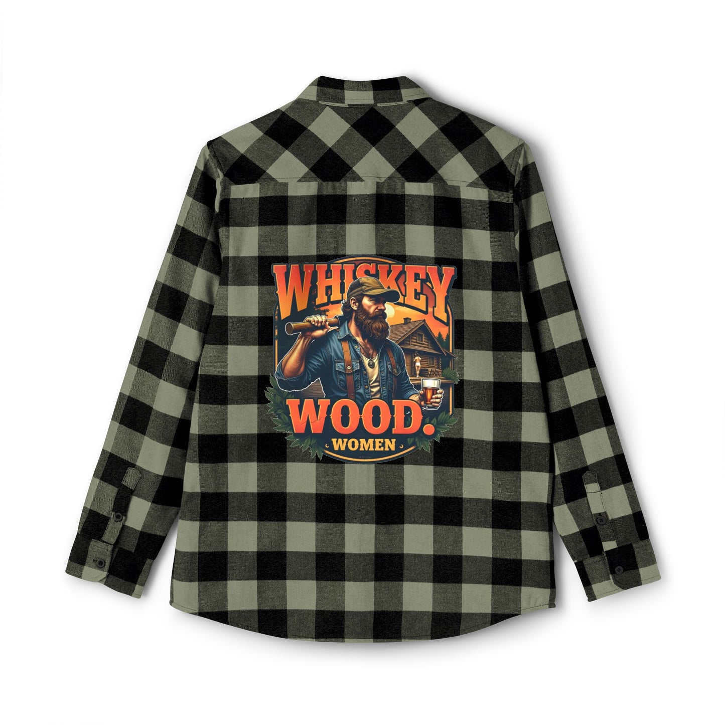 Whiskey. Wood. Women. - Vintage Redneck Country Shirt for Lumberjack Lovers & Whiskey Drinkers