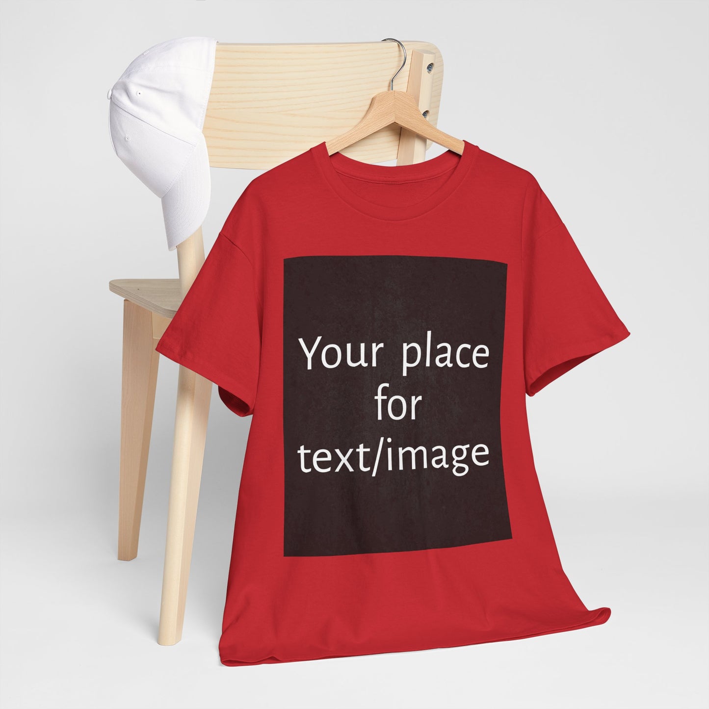 Machen Sie es zu Ihrem – Individuelles T-Shirt mit Vorder- und Rückseite | Personalisiertes T-Shirt für Fotos, Text oder Logos – Ihre Kunst, Ihr T-Shirt