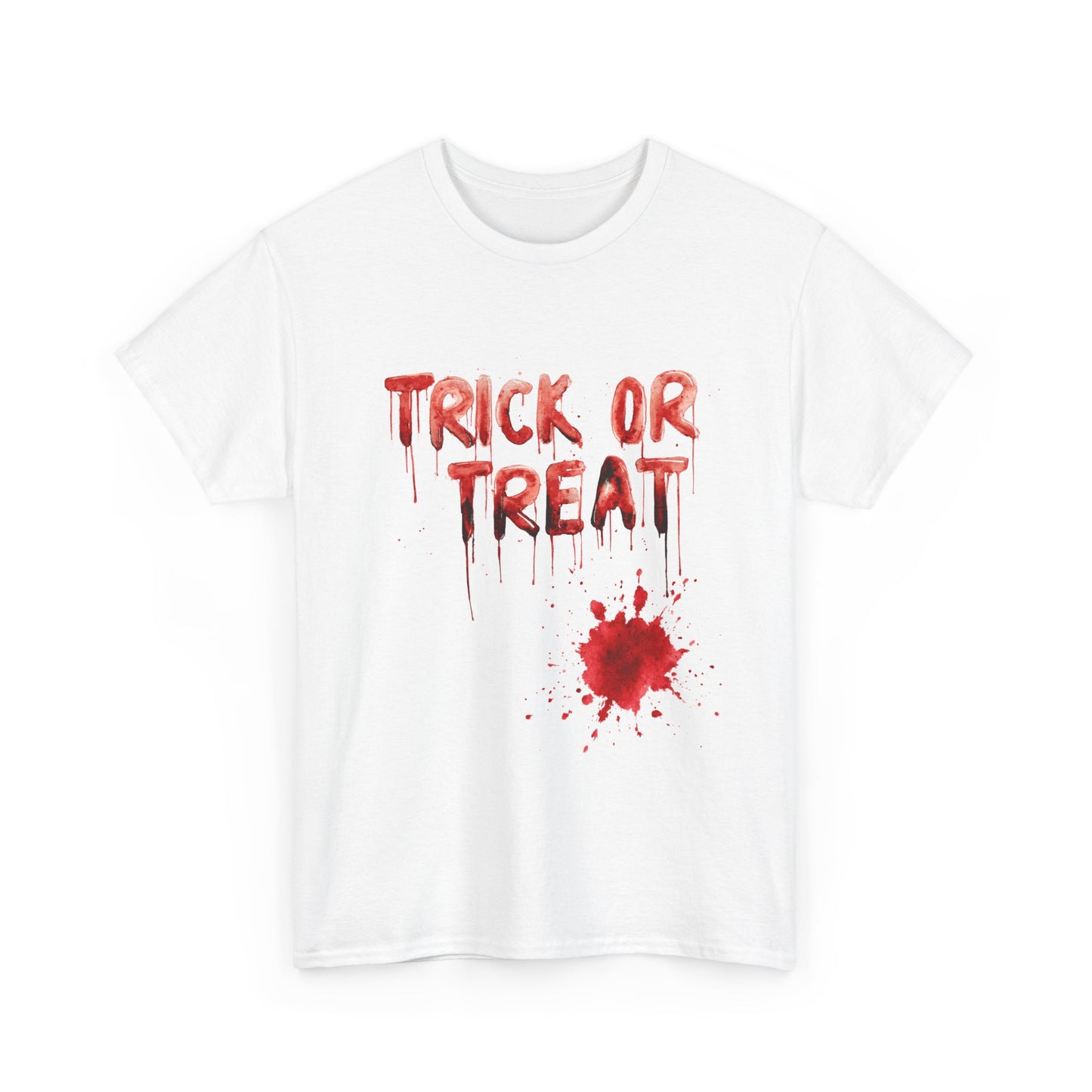 Trick or Treat Blood T-Shirt - Dripping Horror Halloween Tee