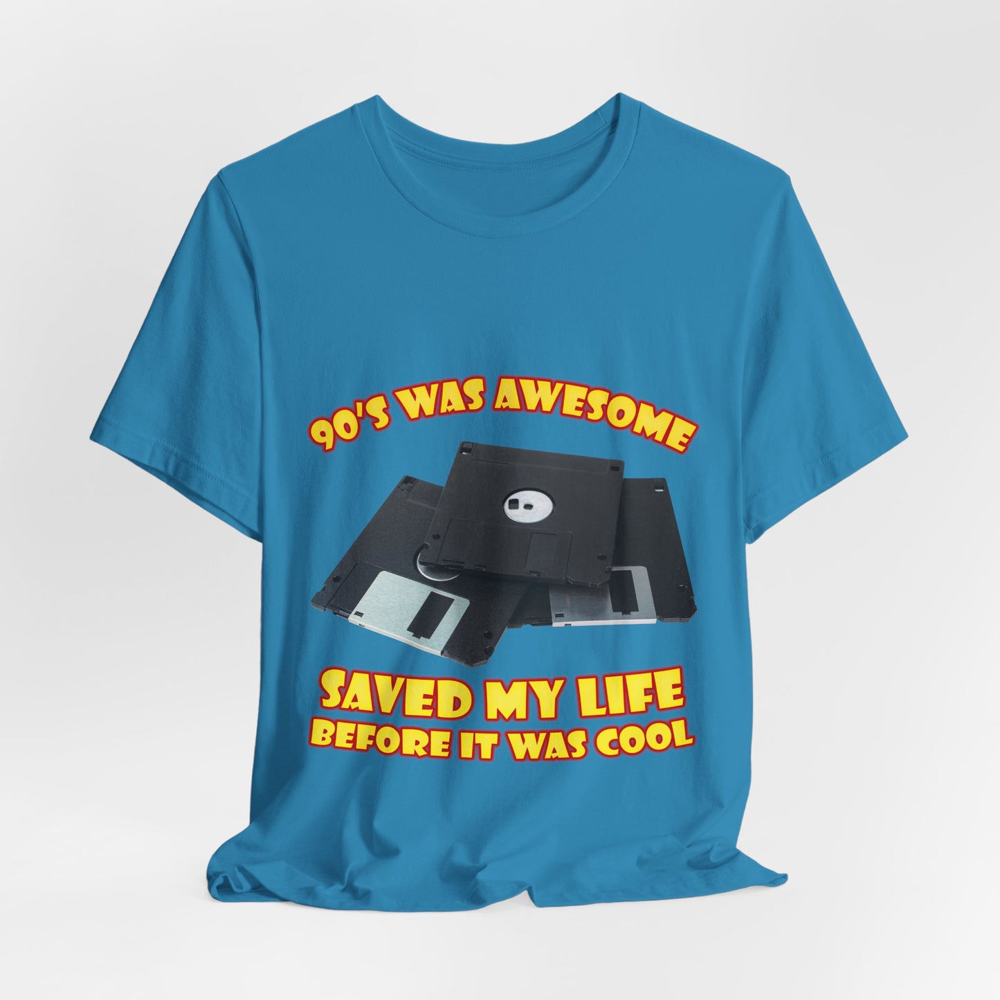 T-Shirt „Rettete mein Leben, bevor es cool war“ – Retro-Diskette