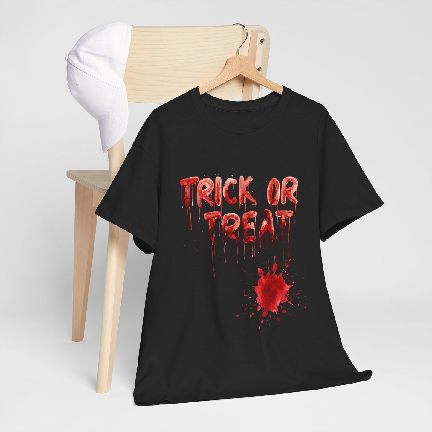 Trick or Treat Blood T-Shirt - Dripping Horror Halloween Tee