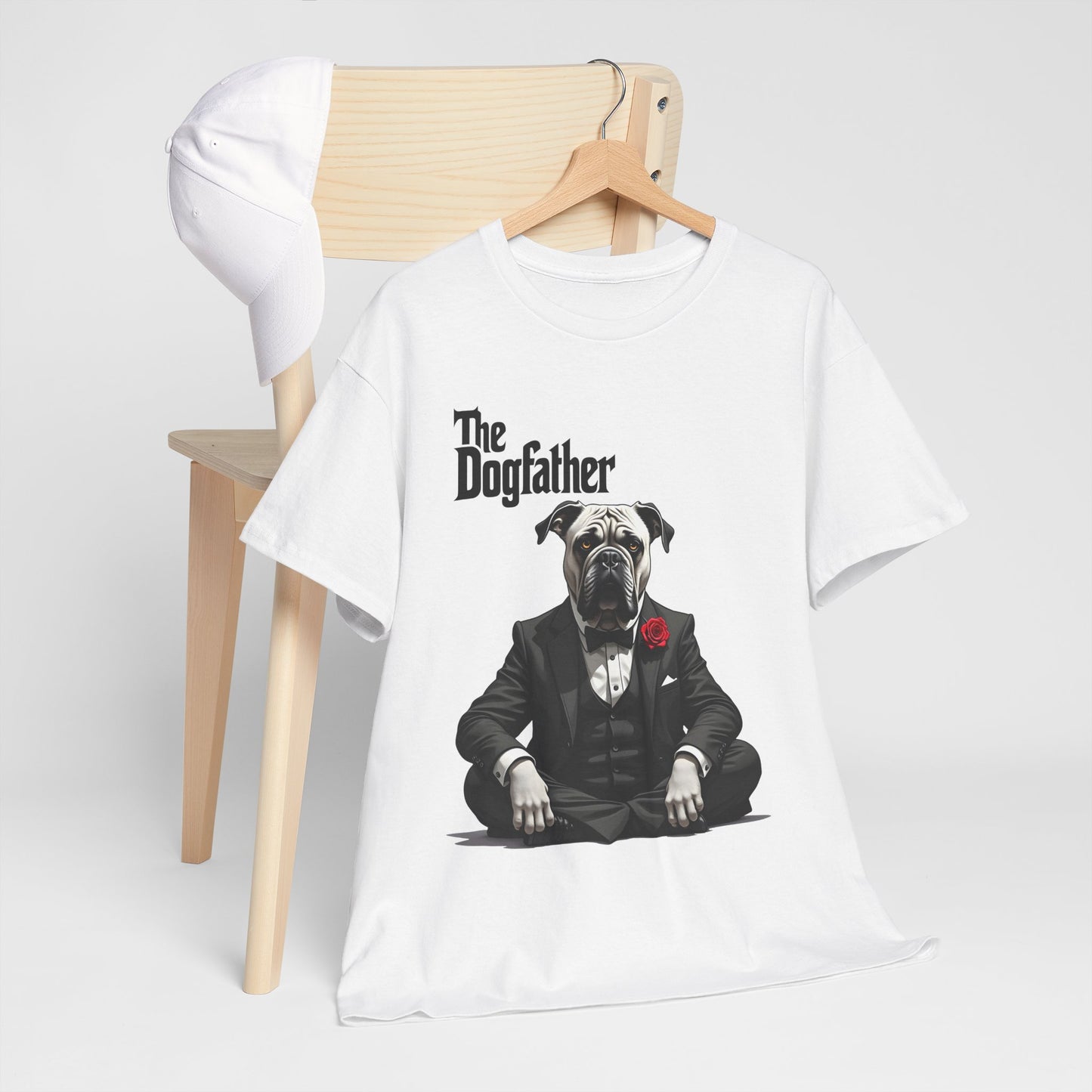 The Dogfather - Funny Mafia Dog Parody T-Shirt for Dog Lovers & Movie Fans
