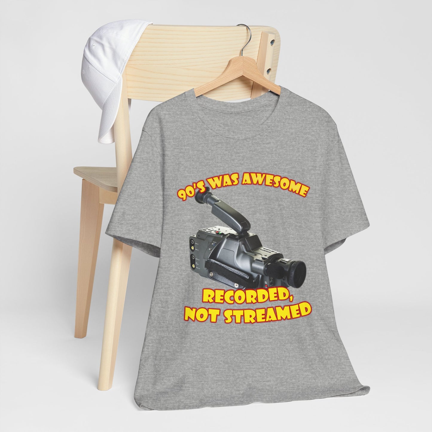 Aufgenommenes, nicht gestreamtes T-Shirt – 90er-Jahre-Camcorder-T-Shirt