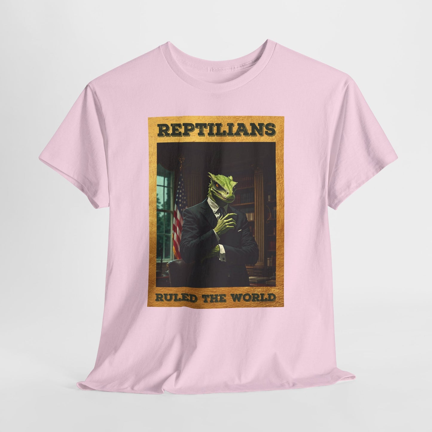 Reptilians Ruled the World Shirt - Reptilian Meme Satire Tee