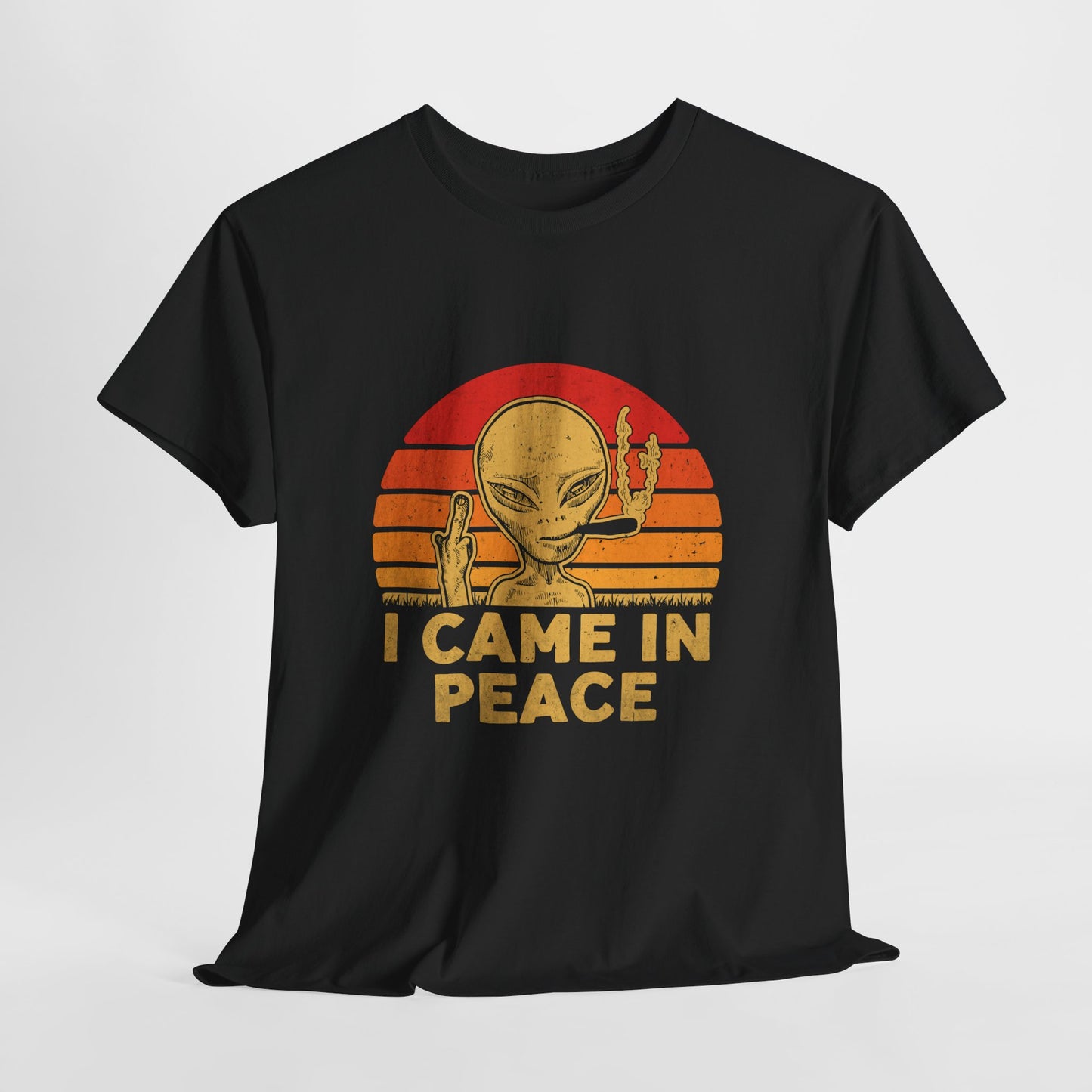 I Came in Peace Alien Shirt - Funny UFO Sarcasm T-Shirt