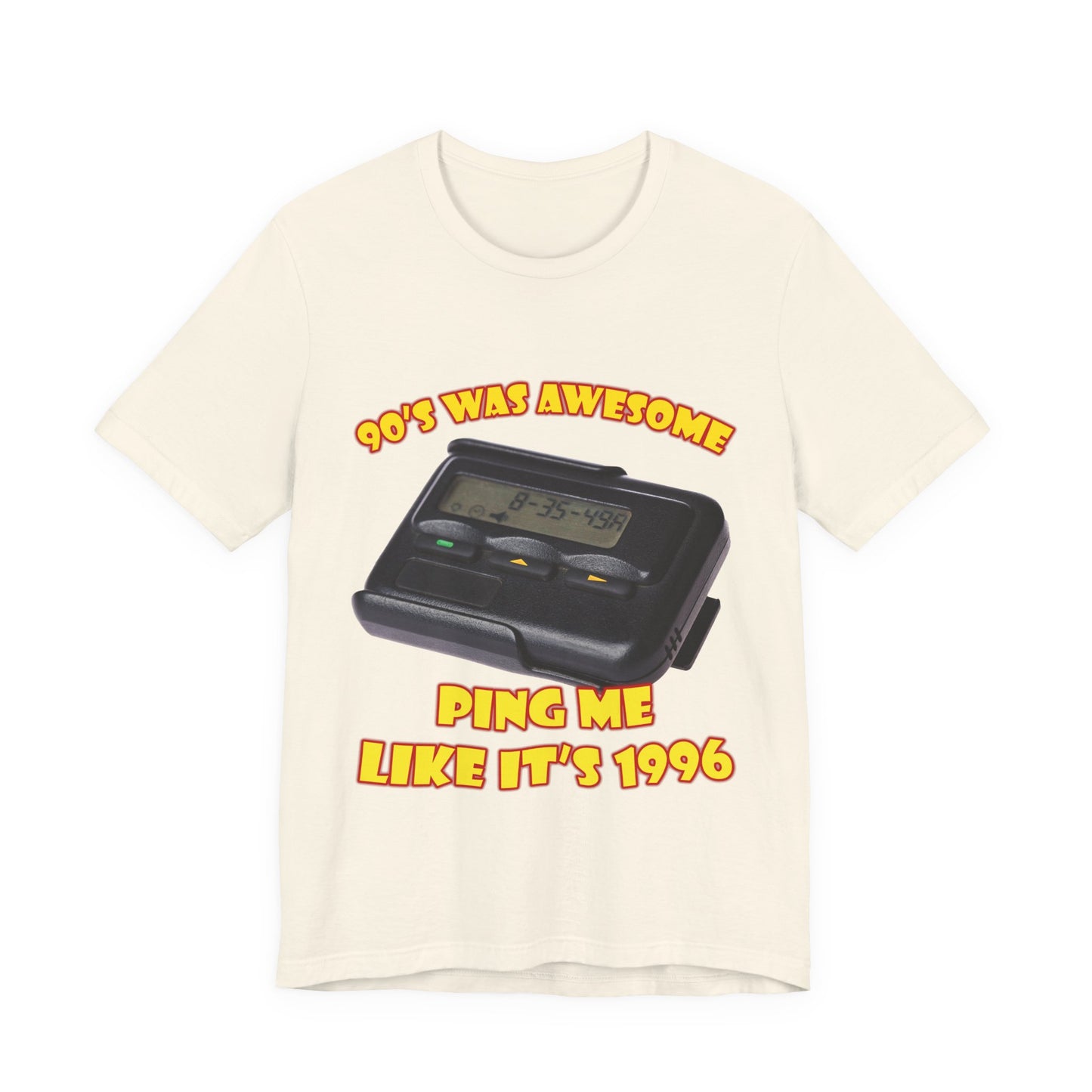Ping Me Like It's 1996 T-Shirt - Retro Pager Tee