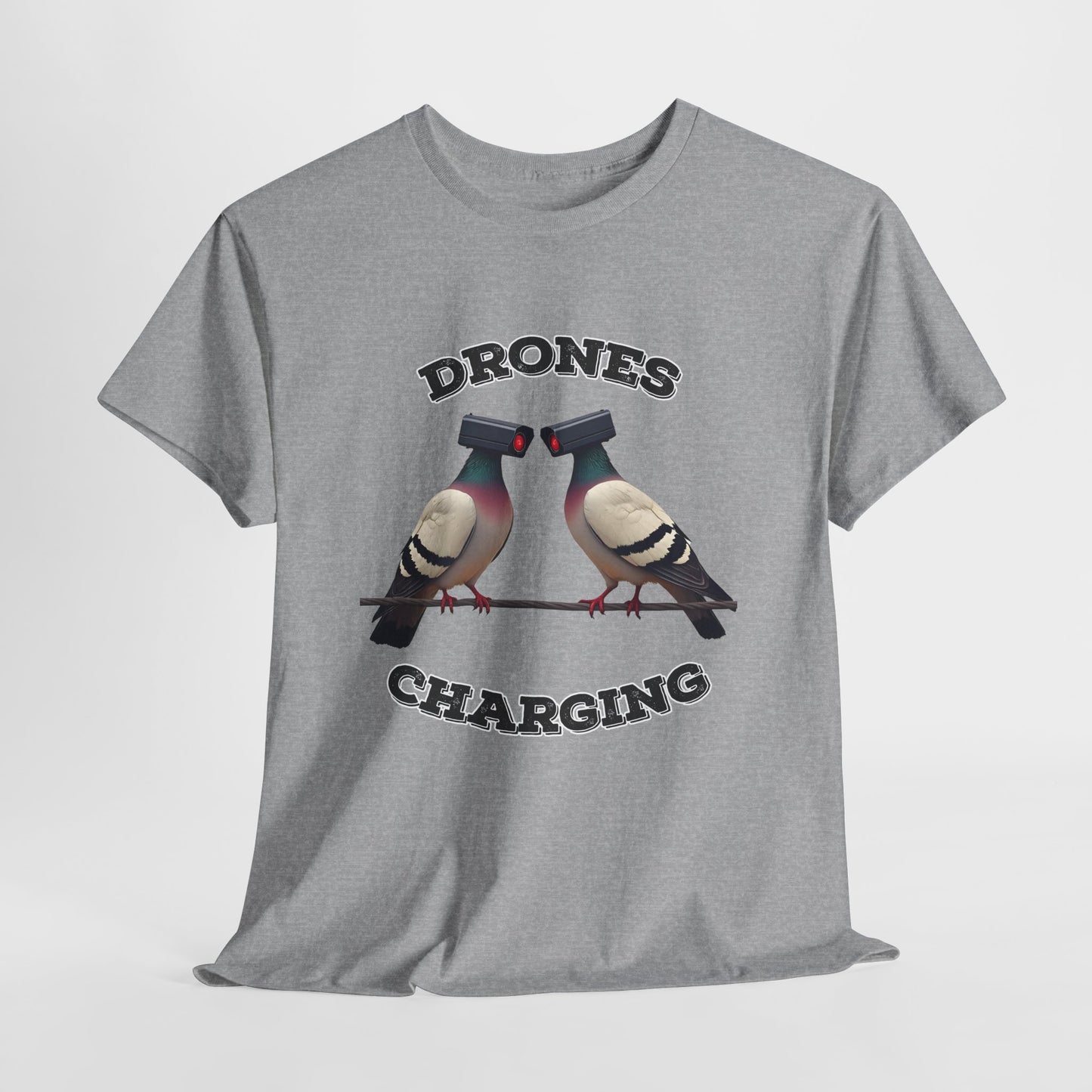 Drohnen laden Shirt - Lustiges Taubenkamera-Meme-T-Shirt