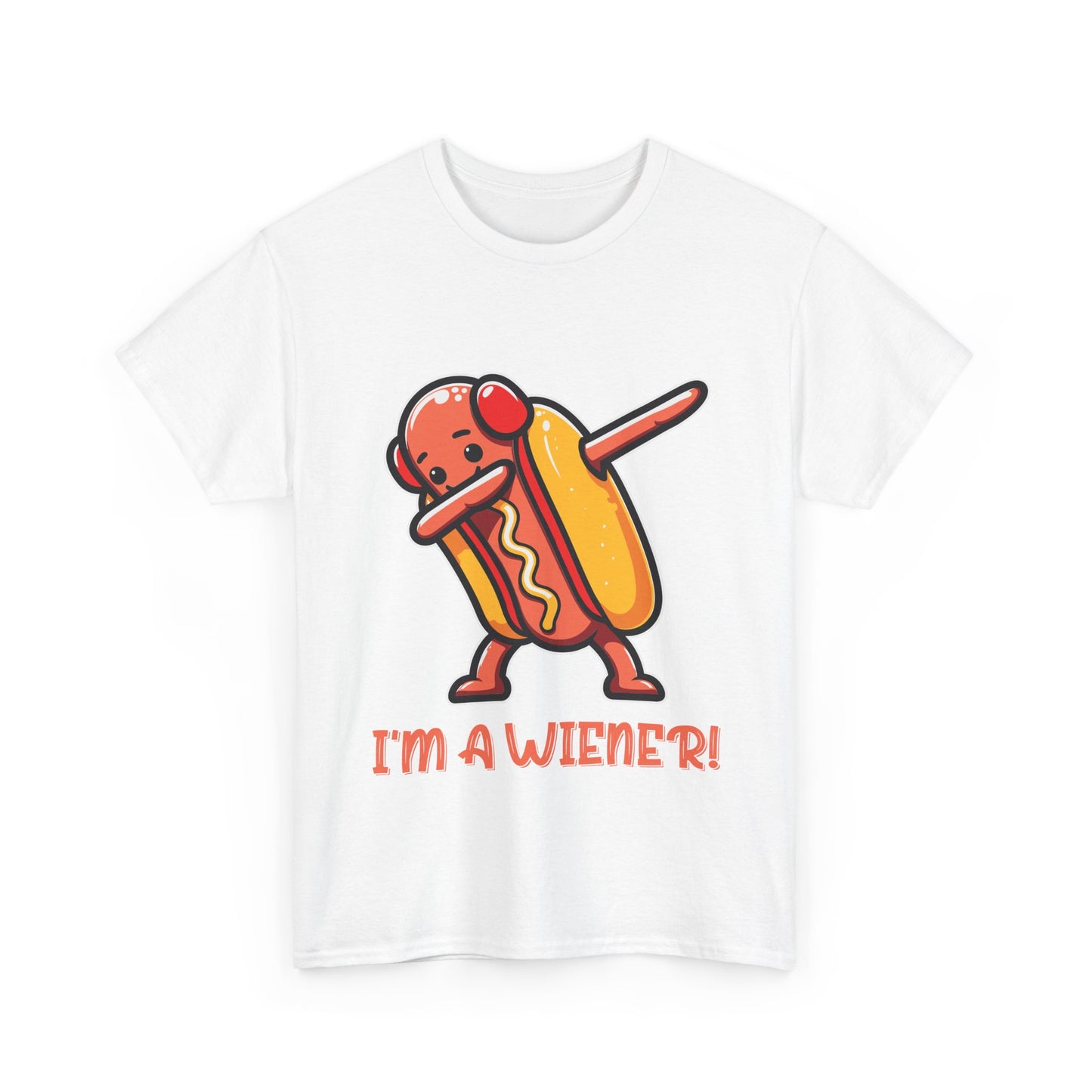 I'm a Wiener Hot Dog T-Shirt - Funny BBQ Pun Kawaii Tee