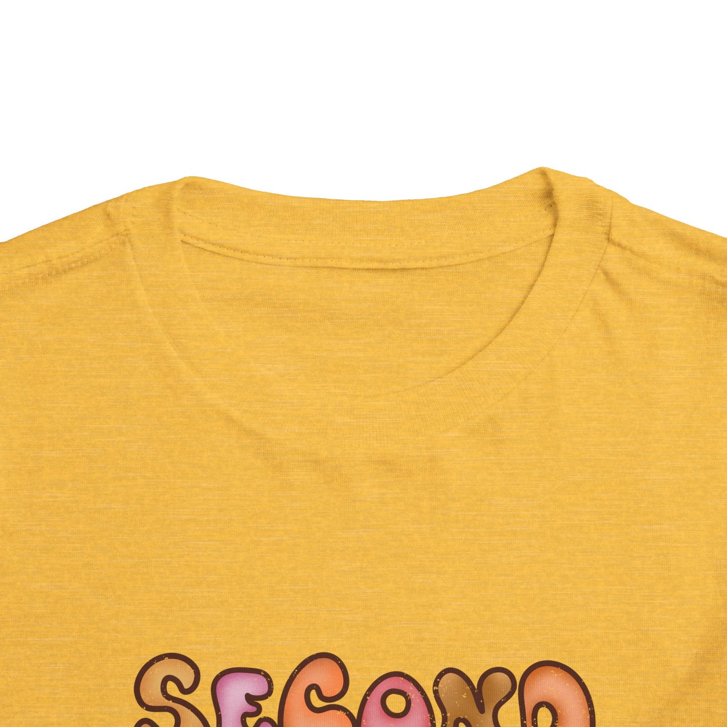 Second Grade Bubble Letters T-Shirt | Cute Retro Kawaii Back to School Kids Tee