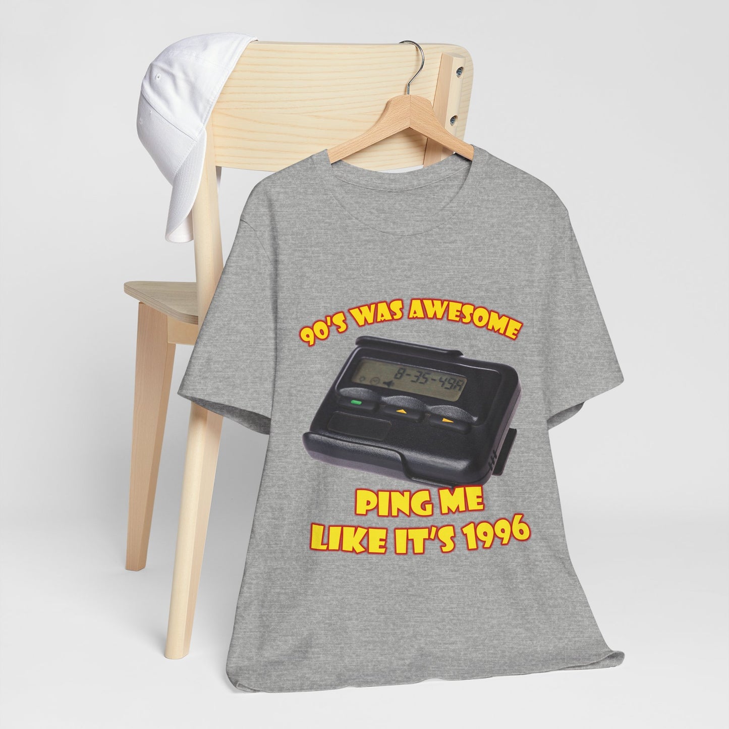 Ping Me Like It's 1996 T-Shirt - Retro Pager Tee
