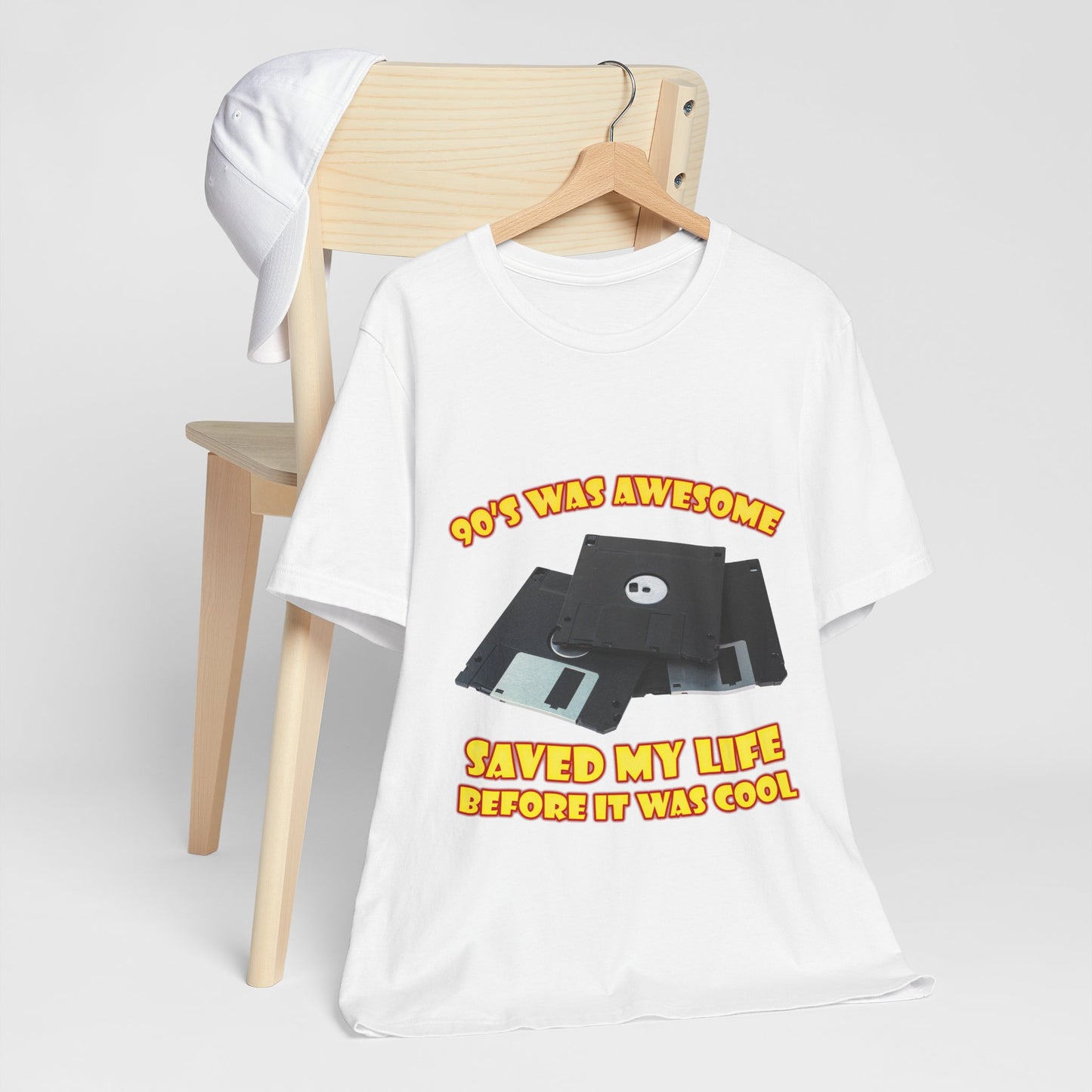 T-Shirt „Rettete mein Leben, bevor es cool war“ – Retro-Diskette