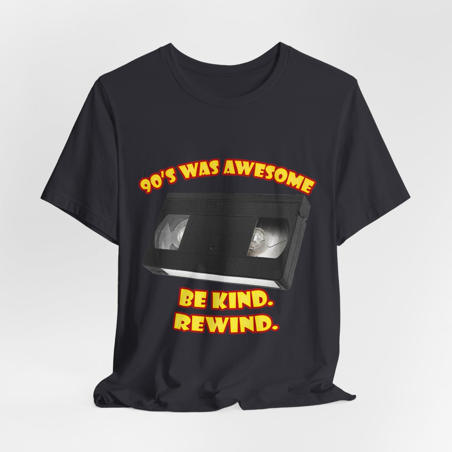 Be Kind Rewind T-Shirt - Retro VHS 90s Tee