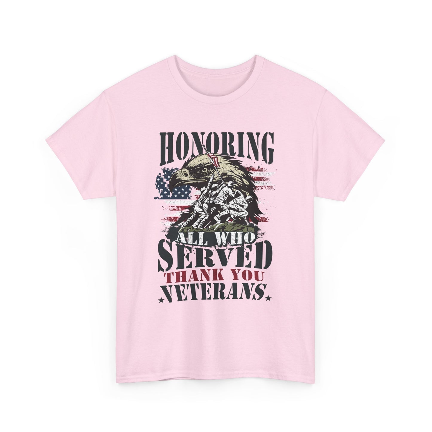 Thank You Veterans T-Shirt - Eagle, Flag & Iwo Jima Tribute Tee