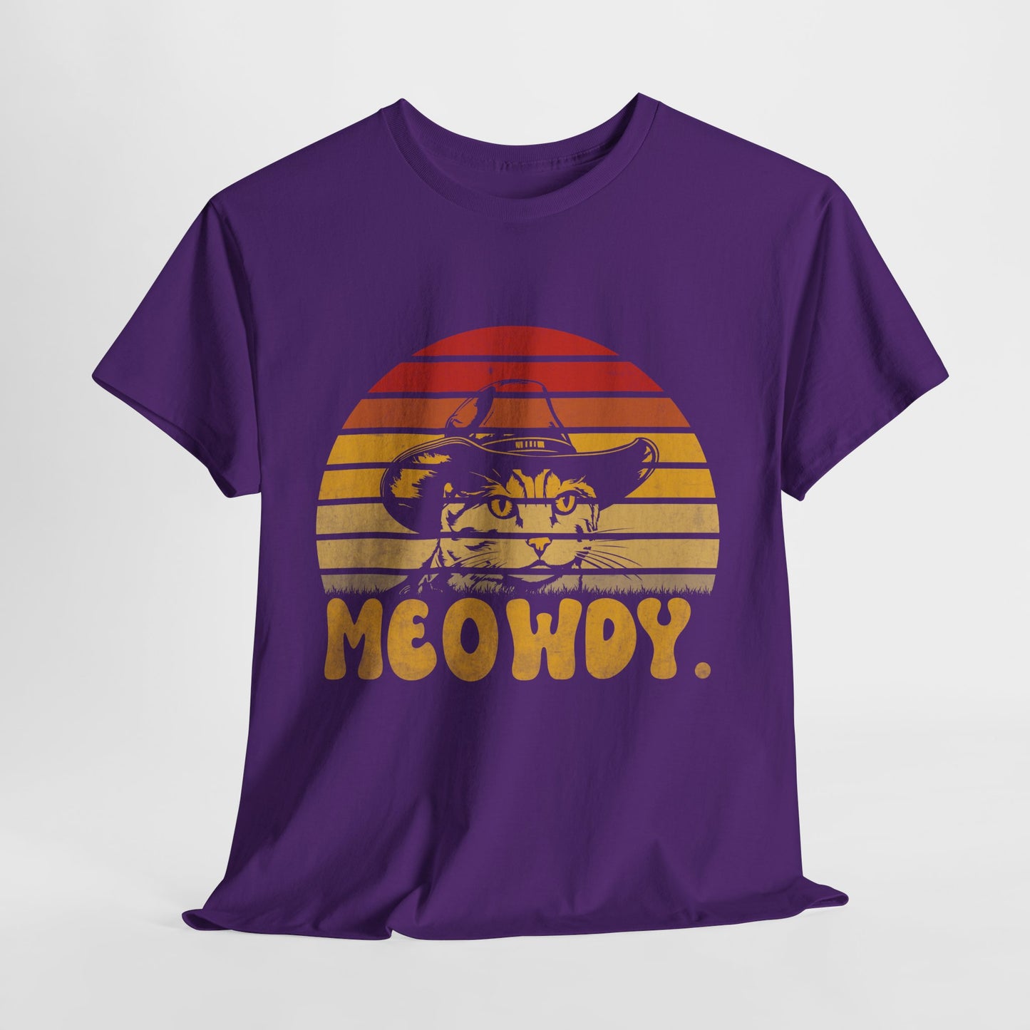 Meowdy T-Shirt - Funny Cowboy Cat Western Tee