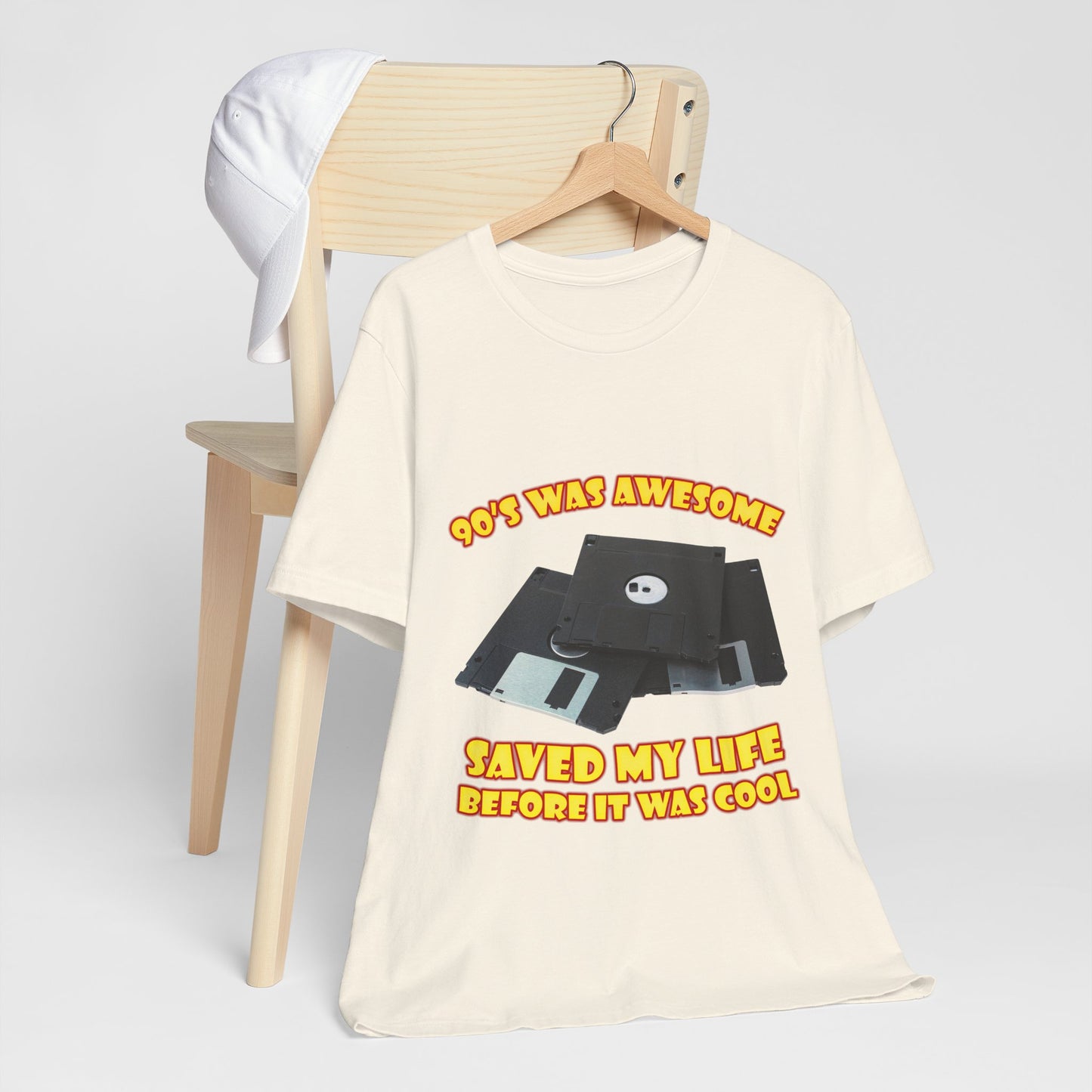 T-Shirt „Rettete mein Leben, bevor es cool war“ – Retro-Diskette