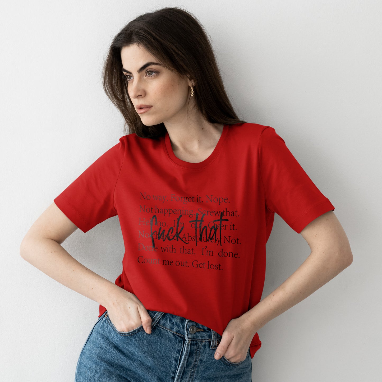 Fuck That T-Shirt - Funny Anti-Meeting WFH Tee