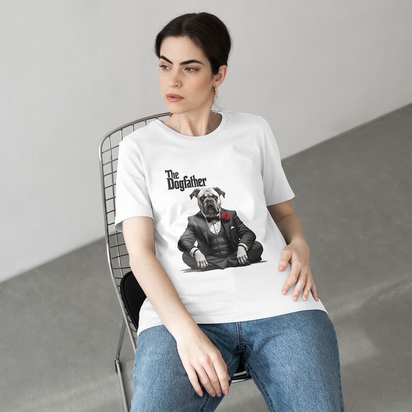 The Dogfather - Funny Mafia Dog Parody T-Shirt for Dog Lovers & Movie Fans