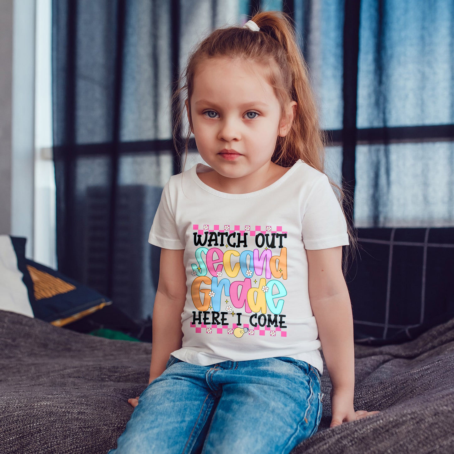 Watch Out Second Grade Shirt - Colorful Back to School Tee for Kids, 2nd Grade Here I Come Shirt, Funny First Day Outfit Idea
