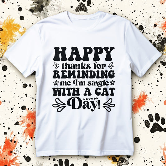 cattitude cat t-shirt minimalist line art sassy cat