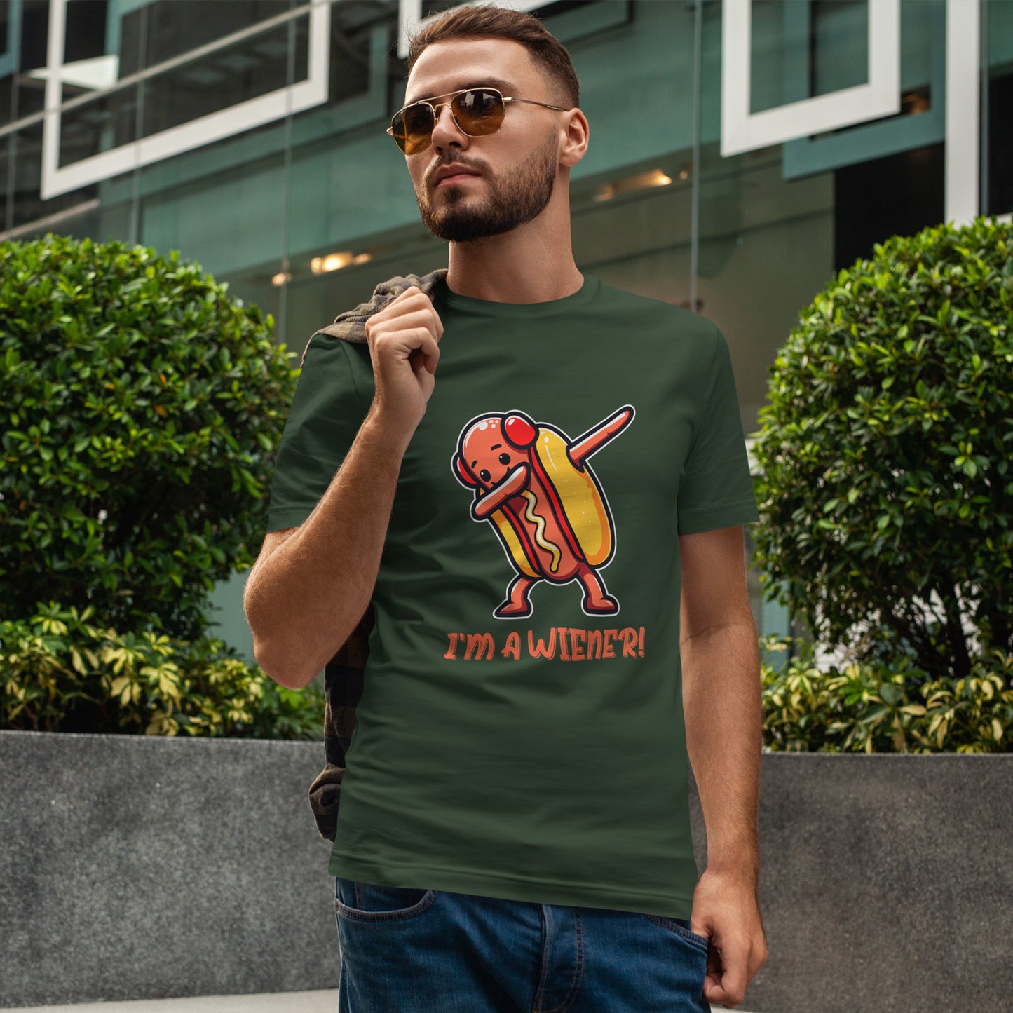 I'm a Wiener Hot Dog T-Shirt - Funny BBQ Pun Kawaii Tee