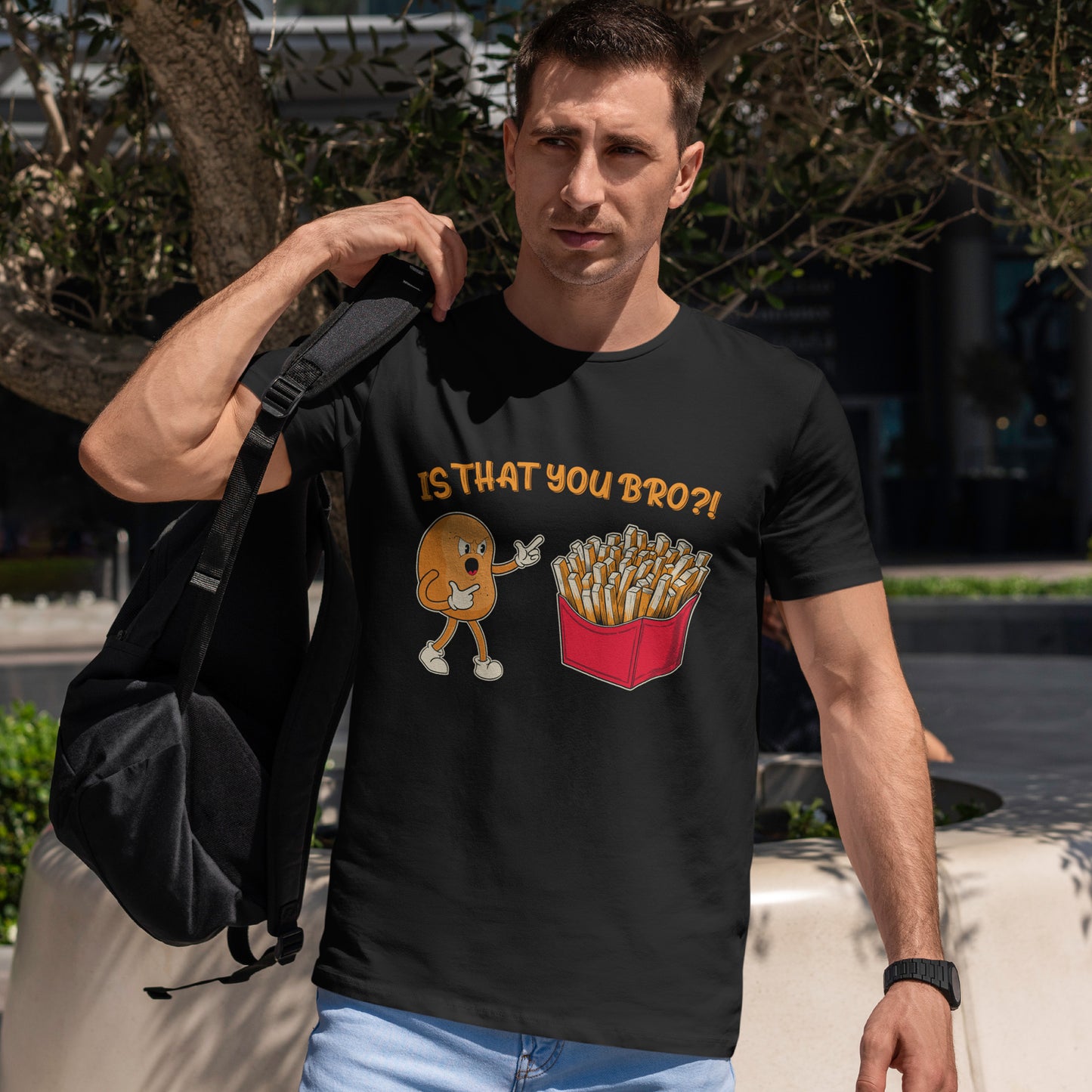 Potato vs Fries Shirt - Is That You, Bro?! - Kawaii Snack Tee