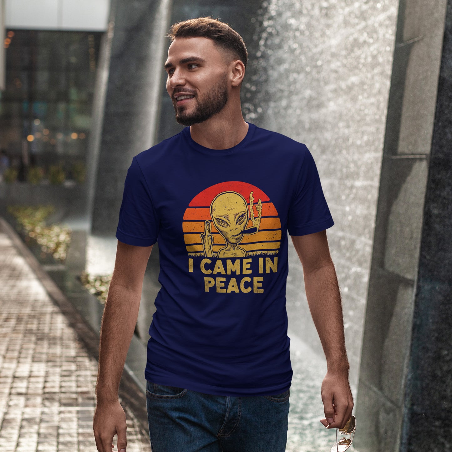 I Came in Peace Alien Shirt - Funny UFO Sarcasm T-Shirt