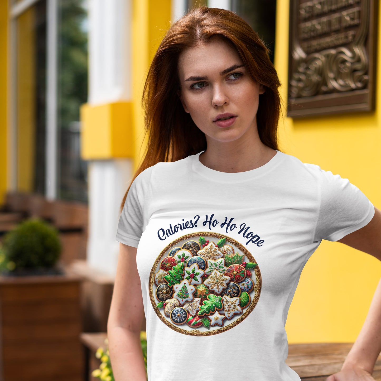 Calories? Ho Ho Nope Shirt - Funny Christmas Cookie Tee