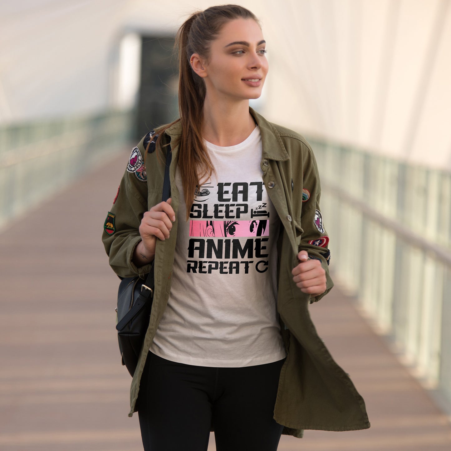 Eat Sleep Anime Repeat Shirt - Otaku Routine Tee