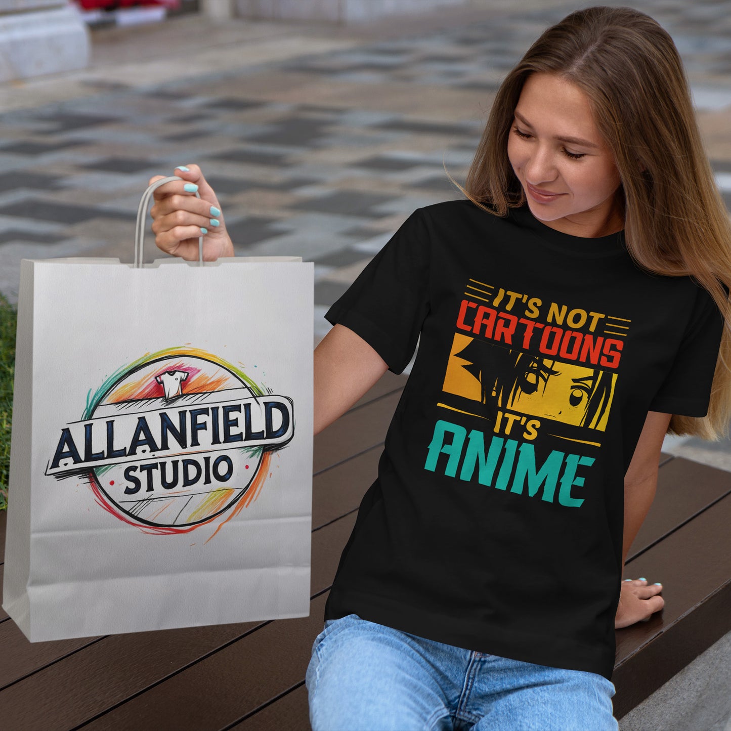 It’s Not Cartoons It’s Anime Shirt - Manga Eyes Otaku Tee