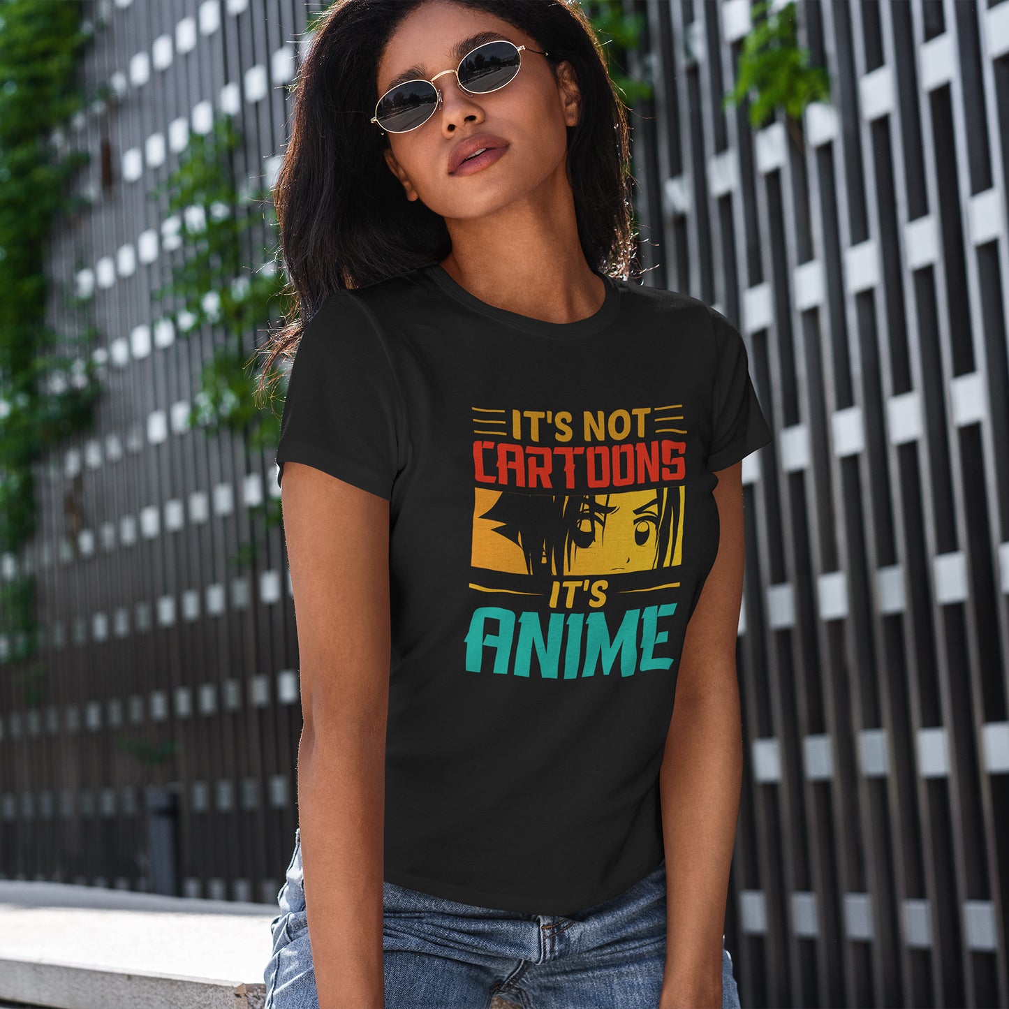 It’s Not Cartoons It’s Anime Shirt - Manga Eyes Otaku Tee