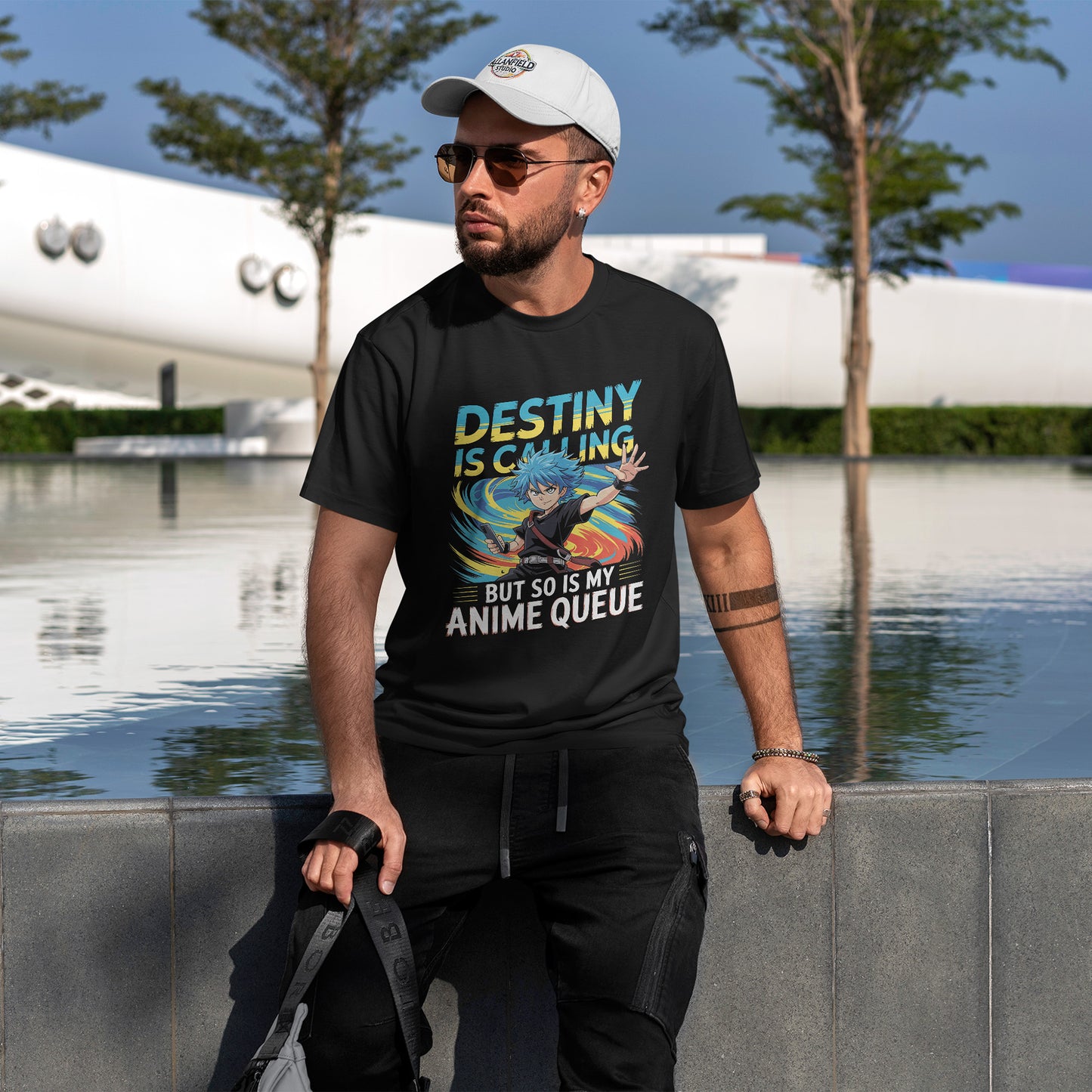 Destiny Is Calling But So Is My Anime Queue Shirt - Shonen Hero Tee