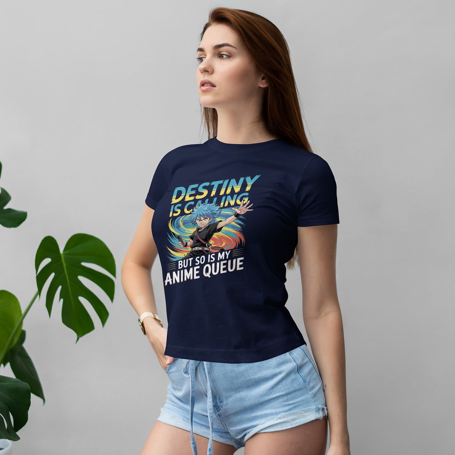 Destiny Is Calling But So Is My Anime Queue Shirt - Shonen Hero Tee