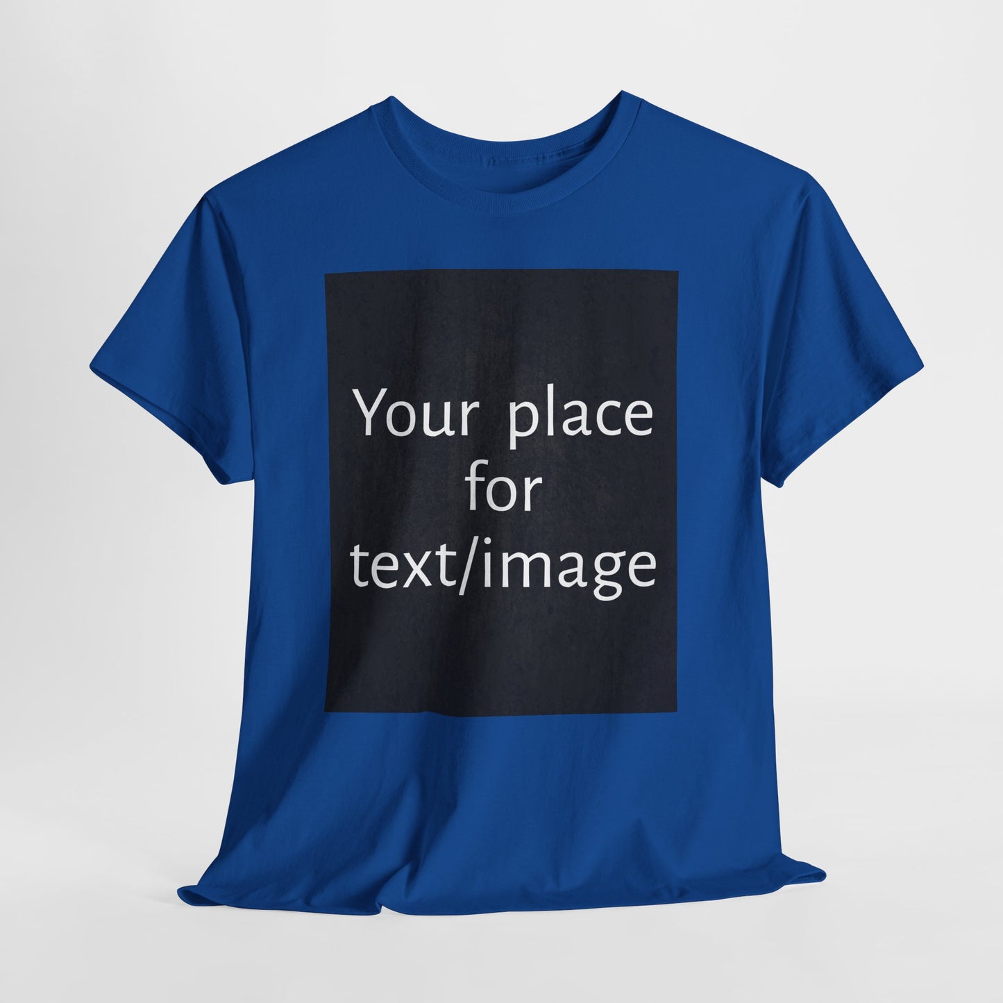 Machen Sie es zu Ihrem – Individuelles T-Shirt mit Vorder- und Rückseite | Personalisiertes T-Shirt für Fotos, Text oder Logos – Ihre Kunst, Ihr T-Shirt