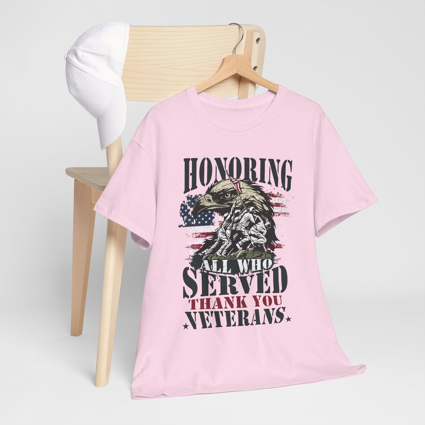 Thank You Veterans T-Shirt - Eagle, Flag & Iwo Jima Tribute Tee