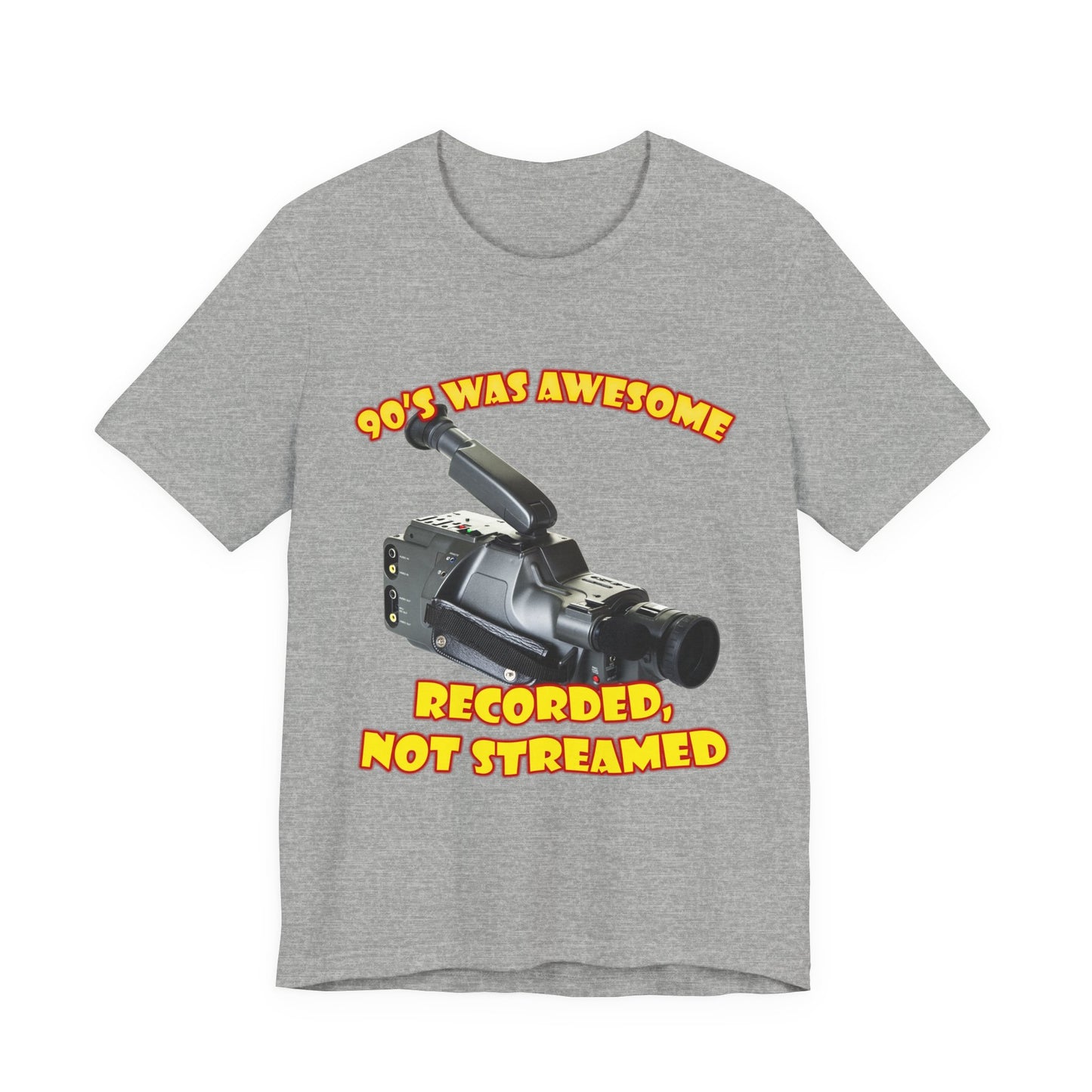 Aufgenommenes, nicht gestreamtes T-Shirt – 90er-Jahre-Camcorder-T-Shirt