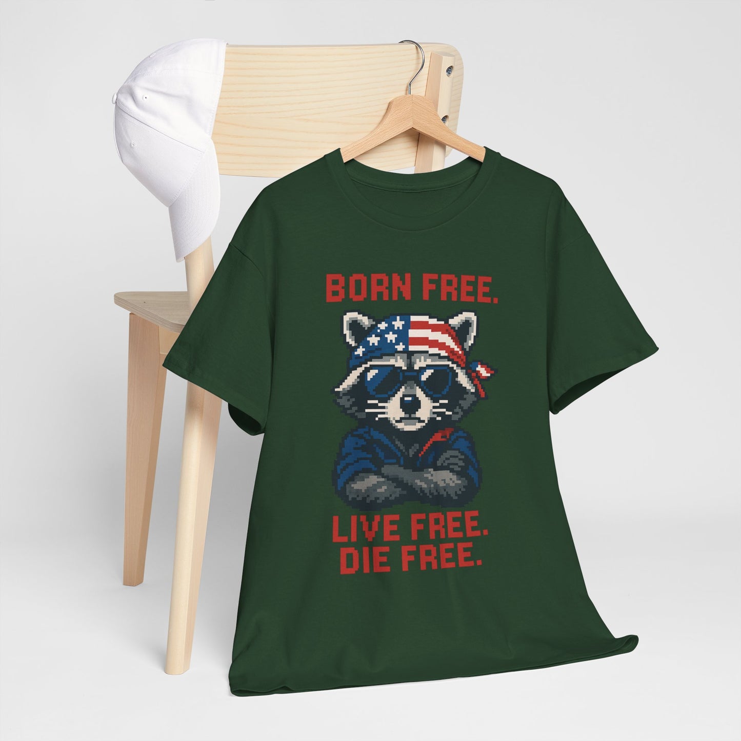 Born Live Die Free T-Shirt - Patriotic Liberty USA Pride Tee