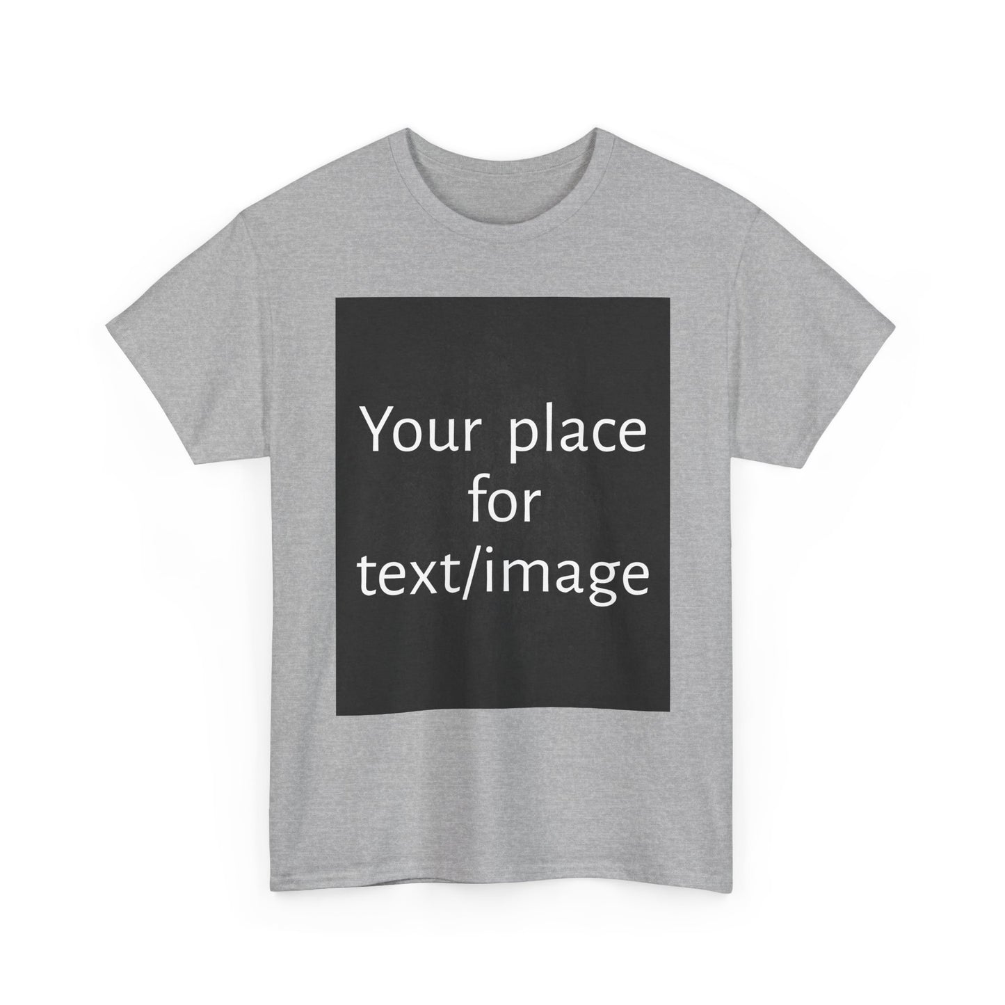 Machen Sie es zu Ihrem – Individuelles T-Shirt mit Vorder- und Rückseite | Personalisiertes T-Shirt für Fotos, Text oder Logos – Ihre Kunst, Ihr T-Shirt