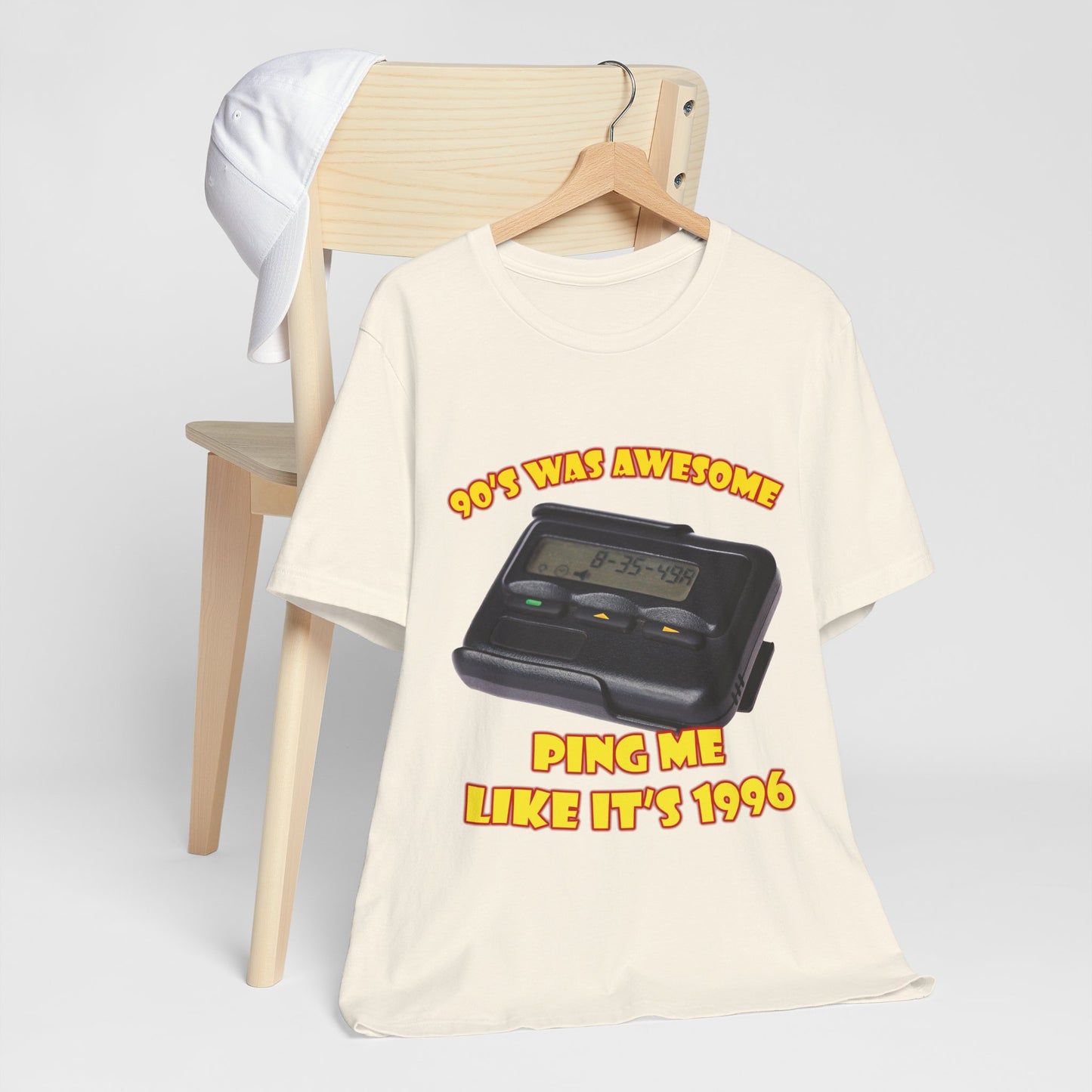 Ping Me Like It's 1996 T-Shirt - Retro Pager Tee