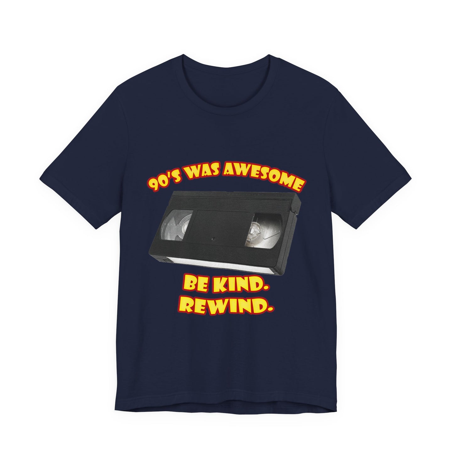 Be Kind Rewind T-Shirt - Retro VHS 90s Tee