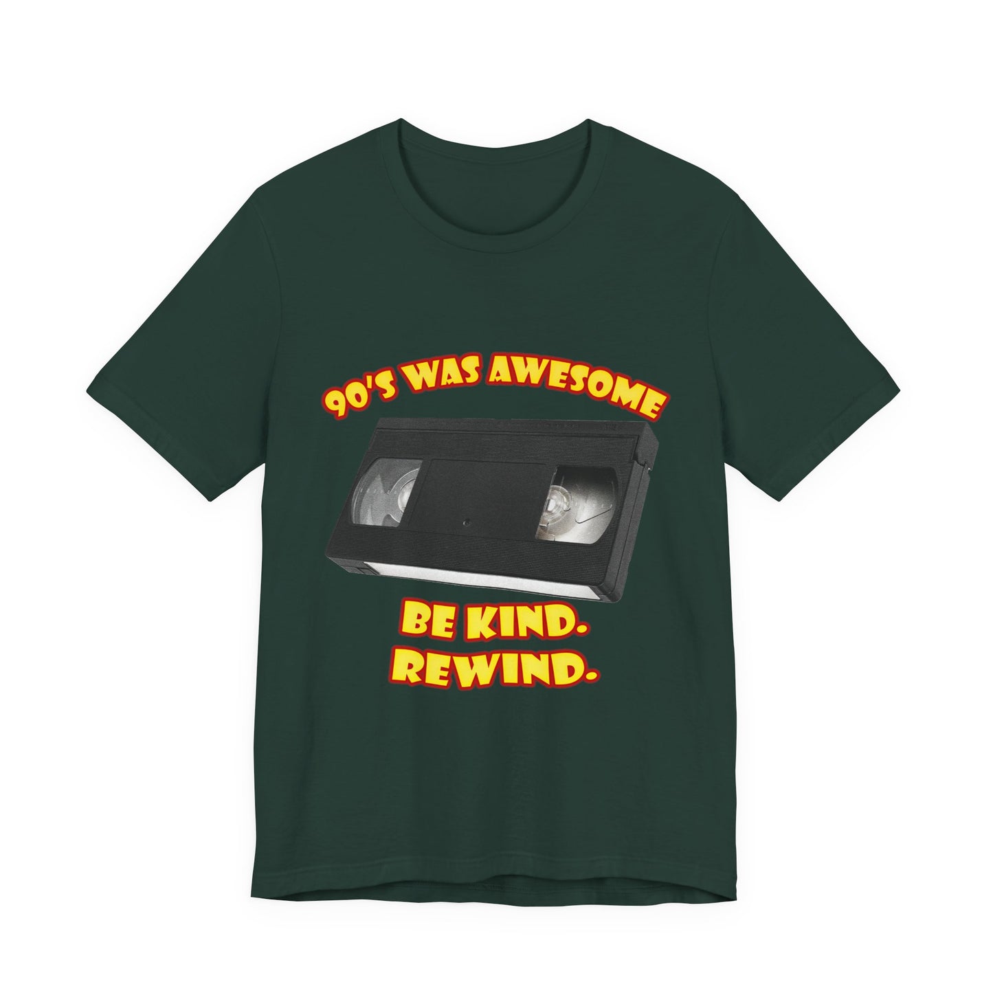 Be Kind Rewind T-Shirt - Retro VHS 90s Tee
