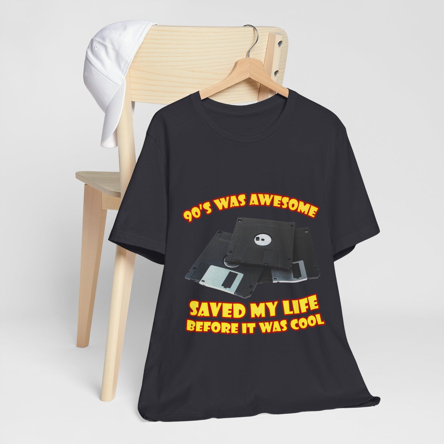 T-Shirt „Rettete mein Leben, bevor es cool war“ – Retro-Diskette