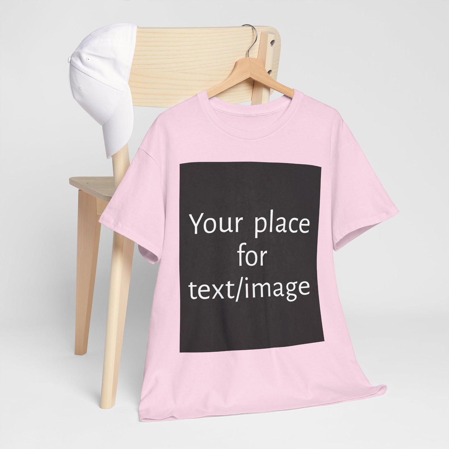 Machen Sie es zu Ihrem – Individuelles T-Shirt mit Vorder- und Rückseite | Personalisiertes T-Shirt für Fotos, Text oder Logos – Ihre Kunst, Ihr T-Shirt